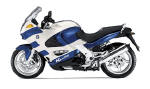 BMW K1200RS Apline White/ Orient Blue photo