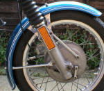 BMW R60/6 Monza Blue Front Mudguard
